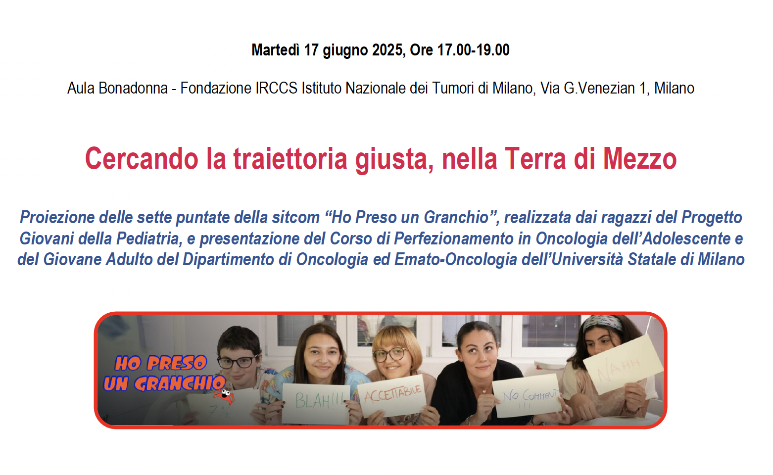 Cercando la Traiettoria giusta, nella Terra di Mezzo