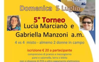 5° Torneo Lucia Marcianò e Gabriella Manzoni